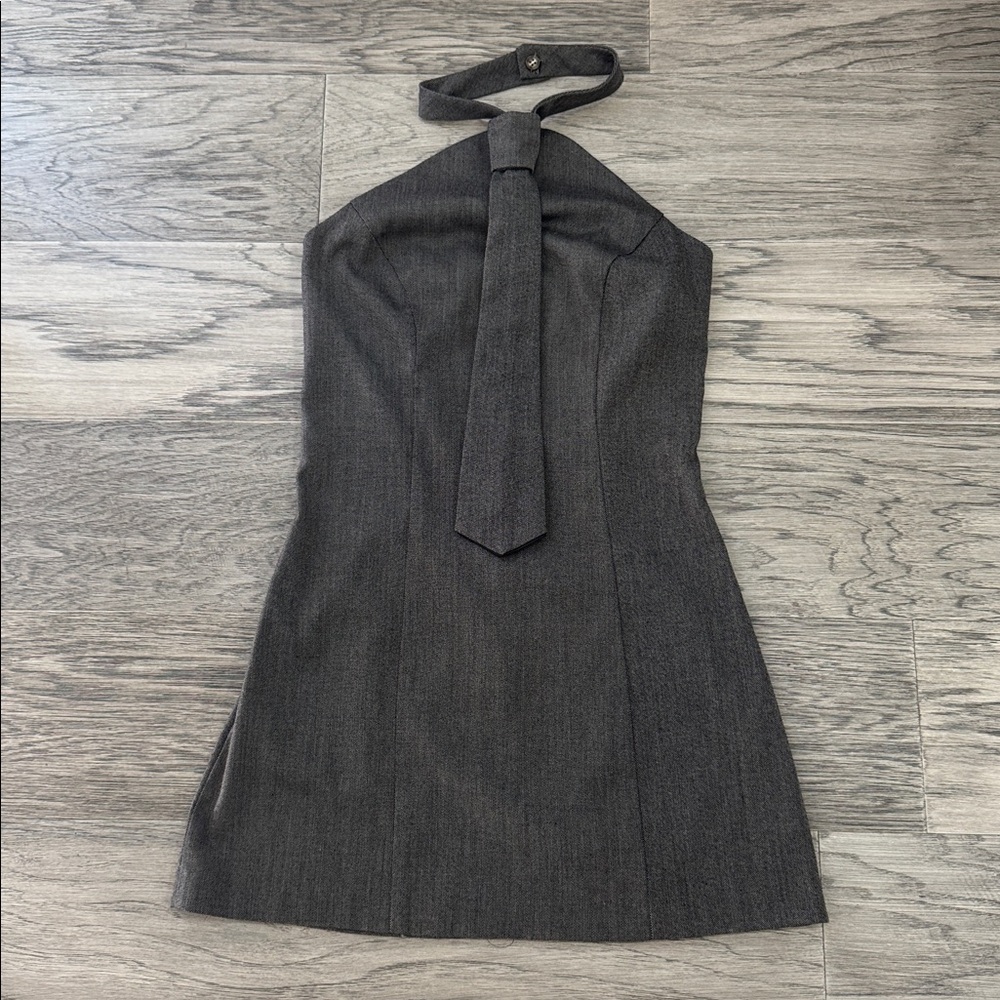 Twik Gray Halter Dress